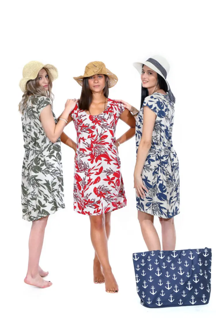 Mixed linen, with zappone sleeves, ruffled back in modern design and comfortable fitting on the human body