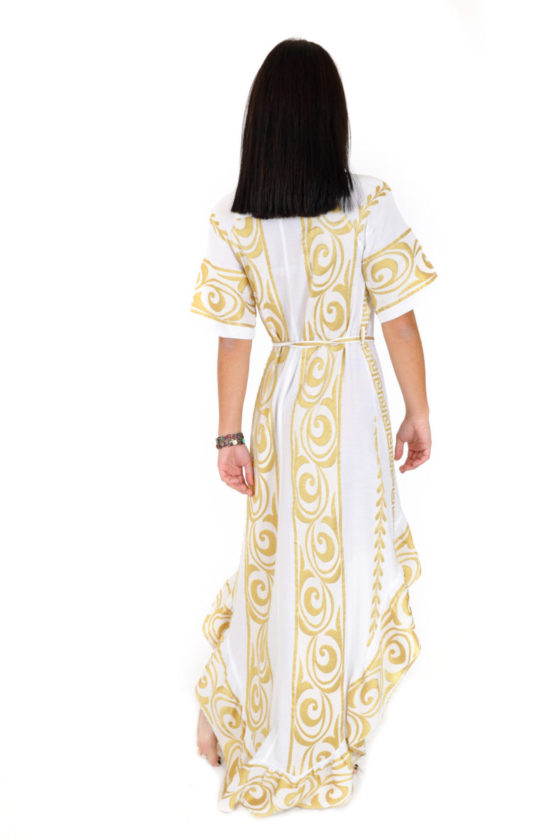 Maxi asymmetrical (short in the front, long in the back) Dress made in Greece