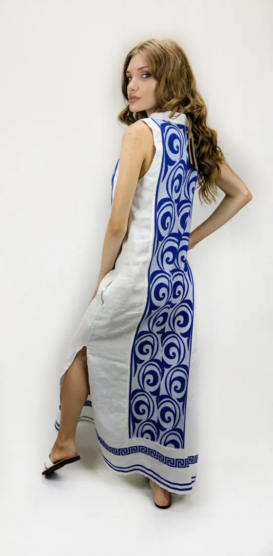 Linen dress "Santorini" - Image 3